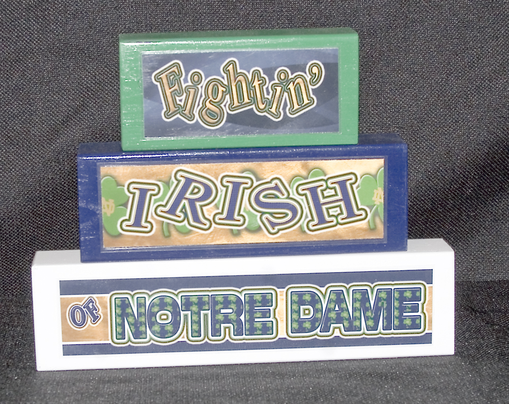 University of Notre Dame "Fighting Irish of Notre Dame" - Click Image to Close